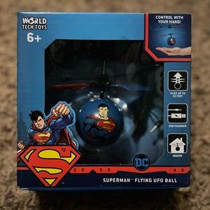 DC Justice League Superman Licensed Infrared Flying UFO Helicopter Ball